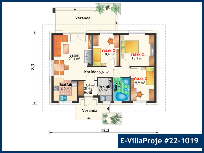 Ev Villa Proje #22 - 1019