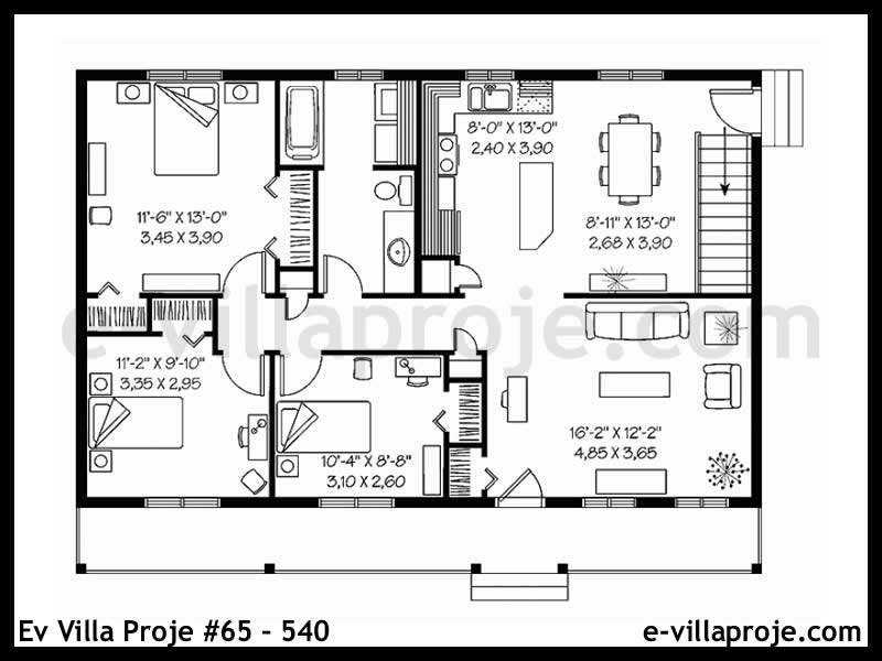 Ev Villa Proje #65 - 540