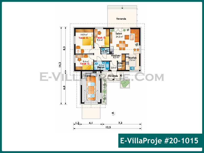 Ev Villa Proje #20 - 1015