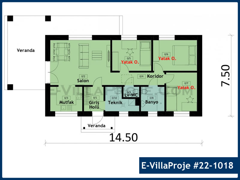 Ev Villa Proje #22 - 1018