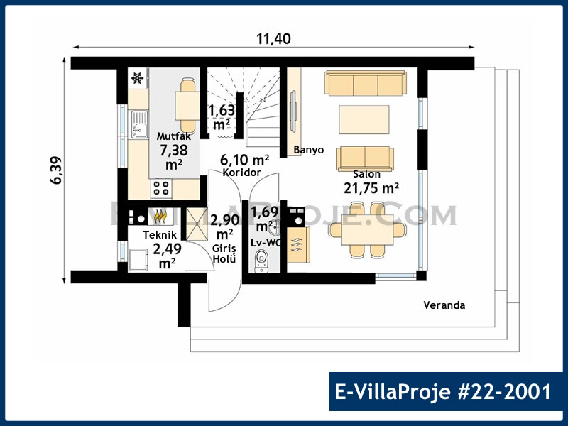 Ev Villa Proje #22 - 2001