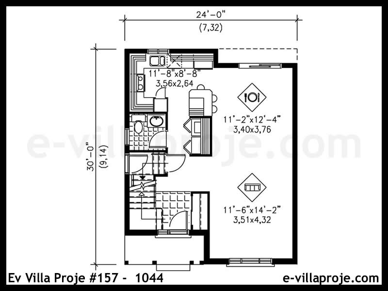 Ev Villa Proje #157 - 1044