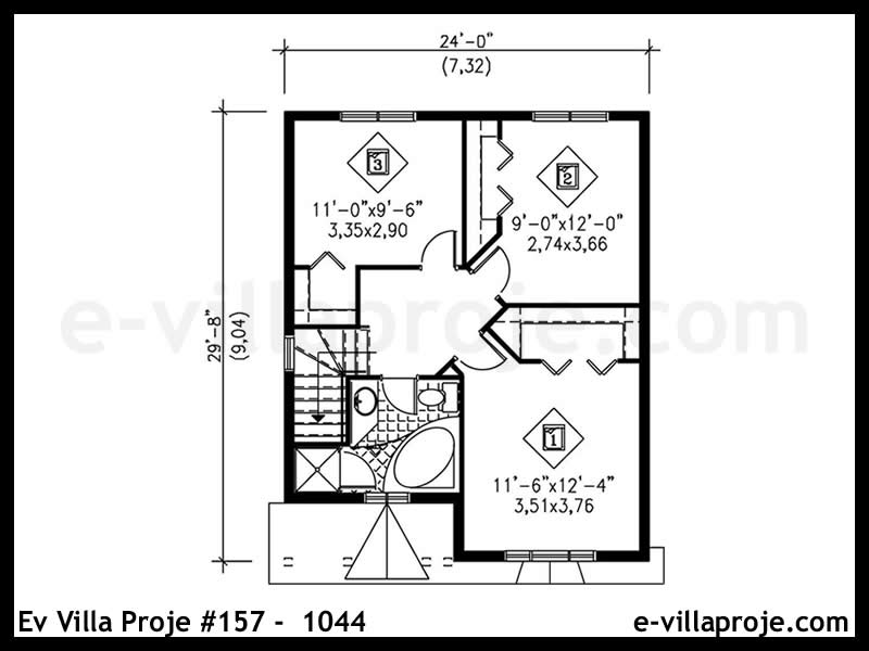Ev Villa Proje #157 - 1044
