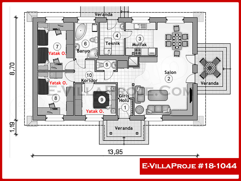 Ev Villa Proje #18 - 1044