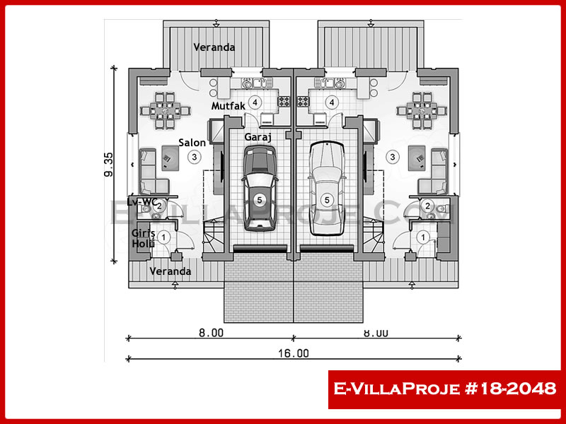 Ev Villa Proje #18 - 2048