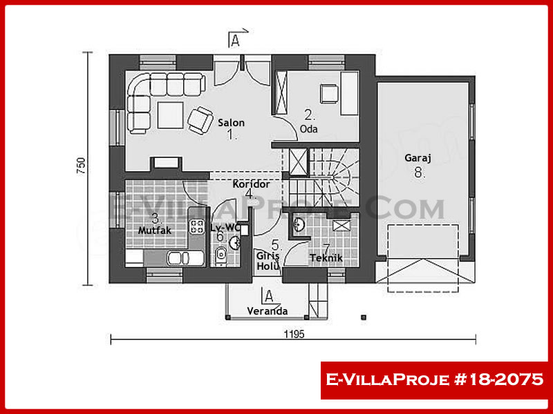 Ev Villa Proje #18 - 2075