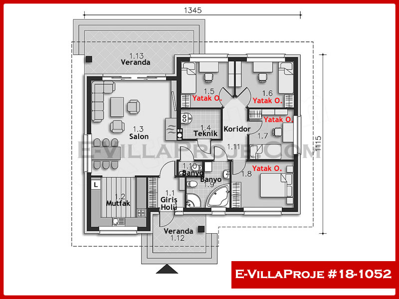 Ev Villa Proje #18 - 1052