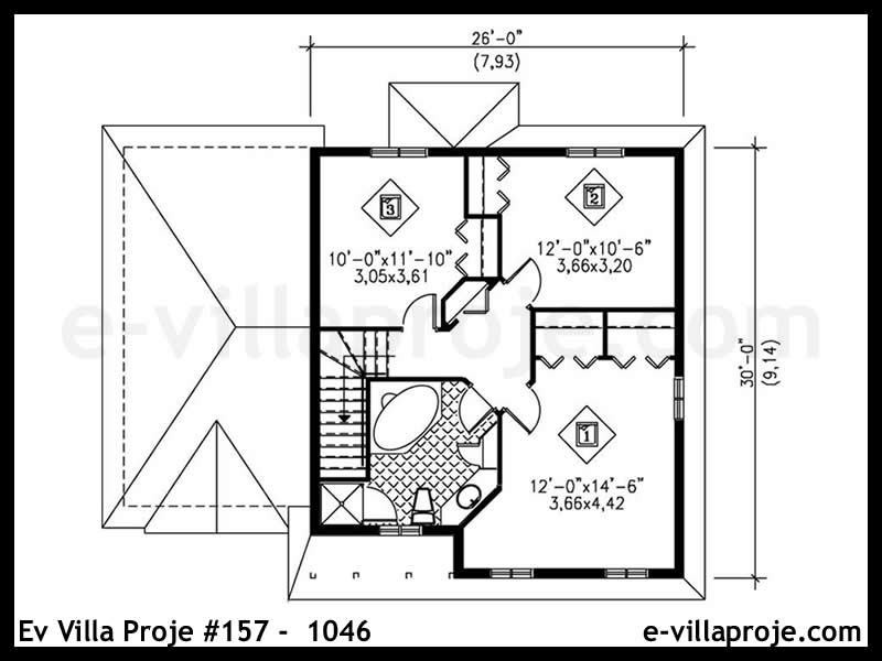 Ev Villa Proje #157 - 1046