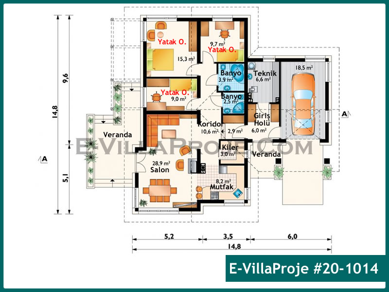 Ev Villa Proje #20 - 1014