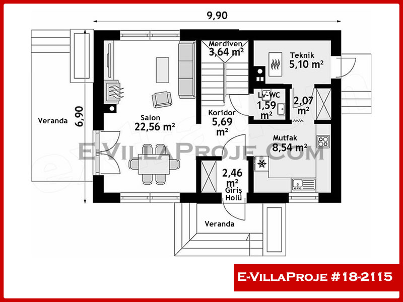 Ev Villa Proje #18 - 2115