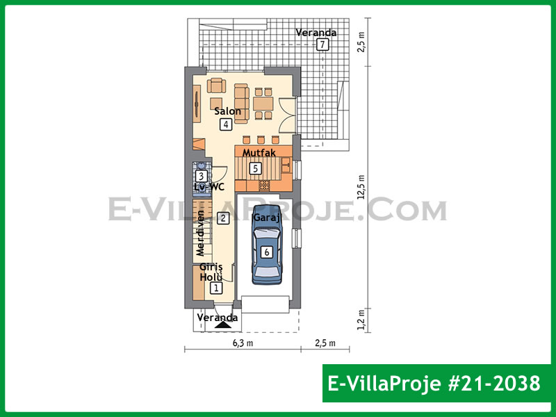 Ev Villa Proje #21 - 2038