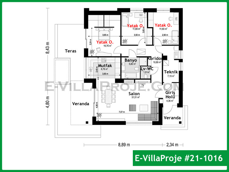 Ev Villa Proje #21 - 1016