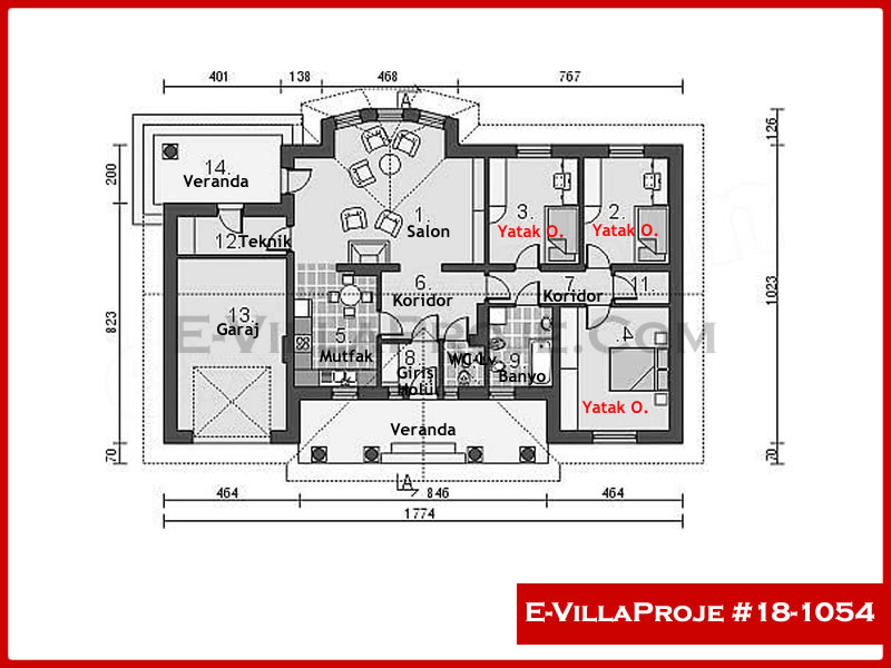 Ev Villa Proje #18 - 1054