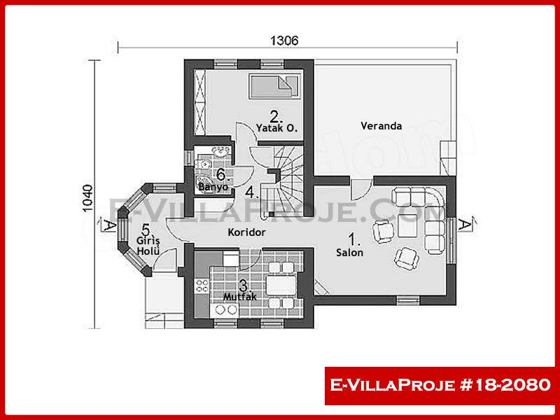 Ev Villa Proje #18 - 2080