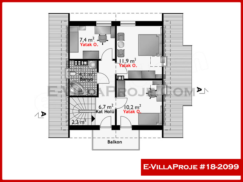 Ev Villa Proje #18 - 2099