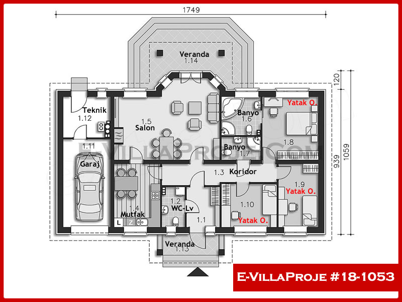 Ev Villa Proje #18 - 1053