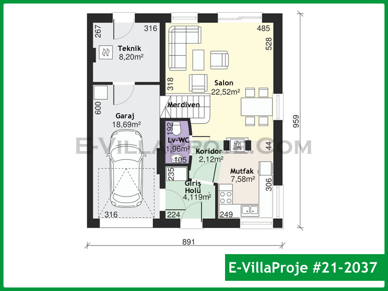 Ev Villa Proje #21 - 2037