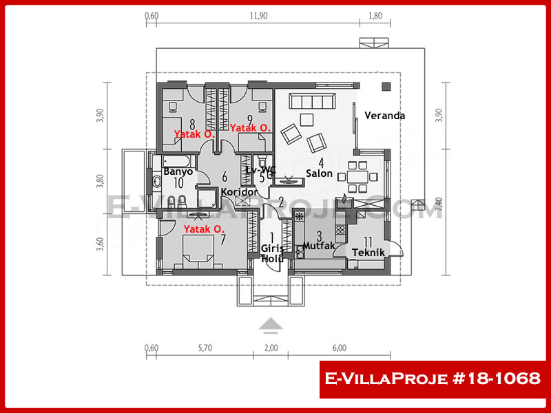 Ev Villa Proje #18 - 1068