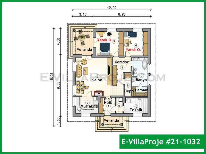 Ev Villa Proje #21 - 1032