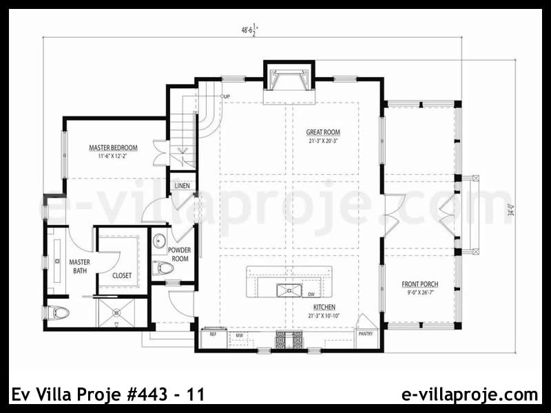 Ev Villa Proje #443 - 11
