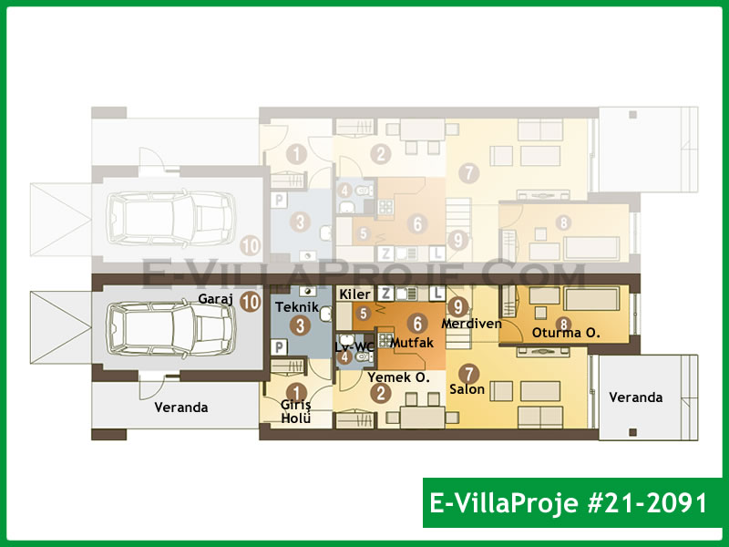Ev Villa Proje #21 - 2091