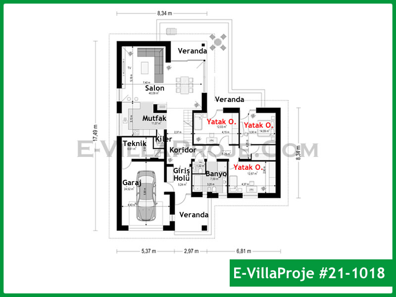 Ev Villa Proje #21 - 1018
