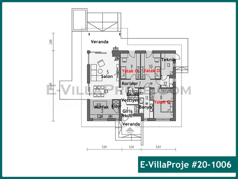 Ev Villa Proje #20 - 1006