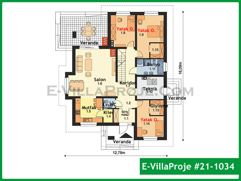 Ev Villa Proje #21 - 1034