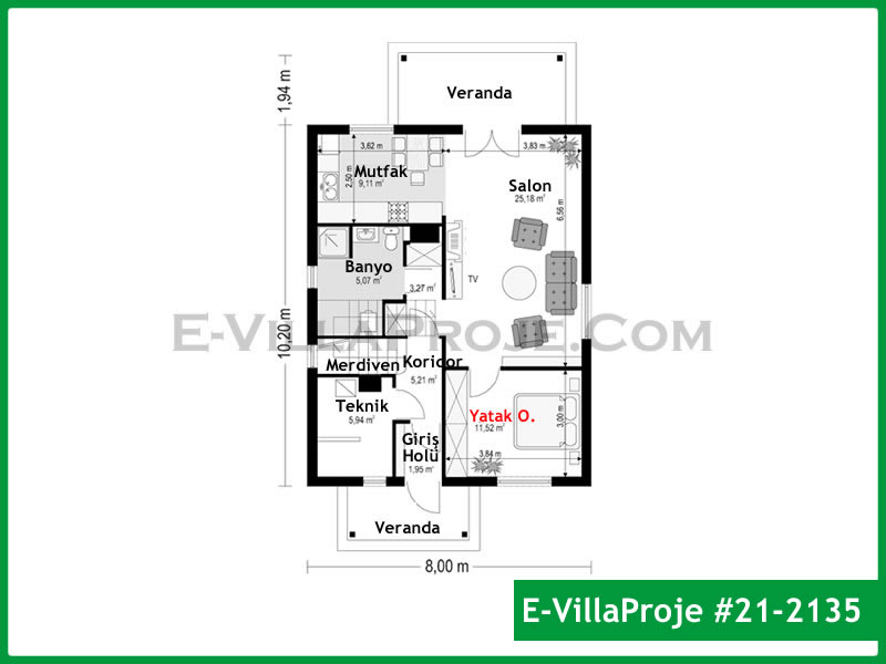 Ev Villa Proje #21 - 2135