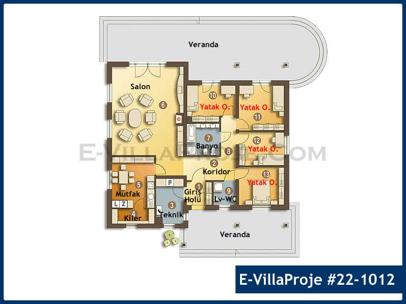Ev Villa Proje #22 - 1012
