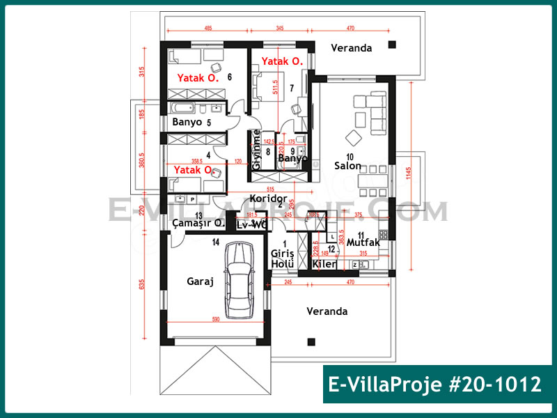 Ev Villa Proje #20 - 1012