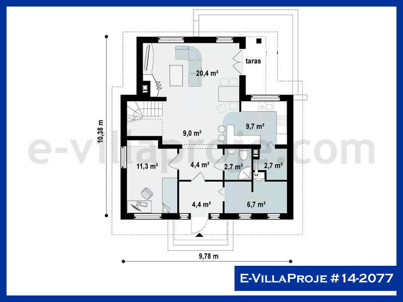 Ev Villa Proje #14 - 2077