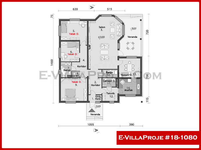 Ev Villa Proje #18 - 1080