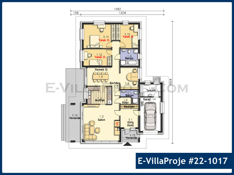Ev Villa Proje #22 - 1017