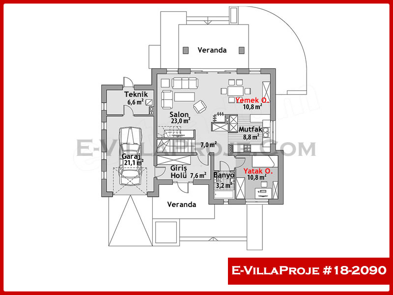 Ev Villa Proje #18 - 2090