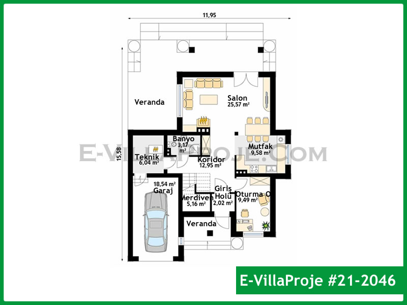 Ev Villa Proje #21 - 2046