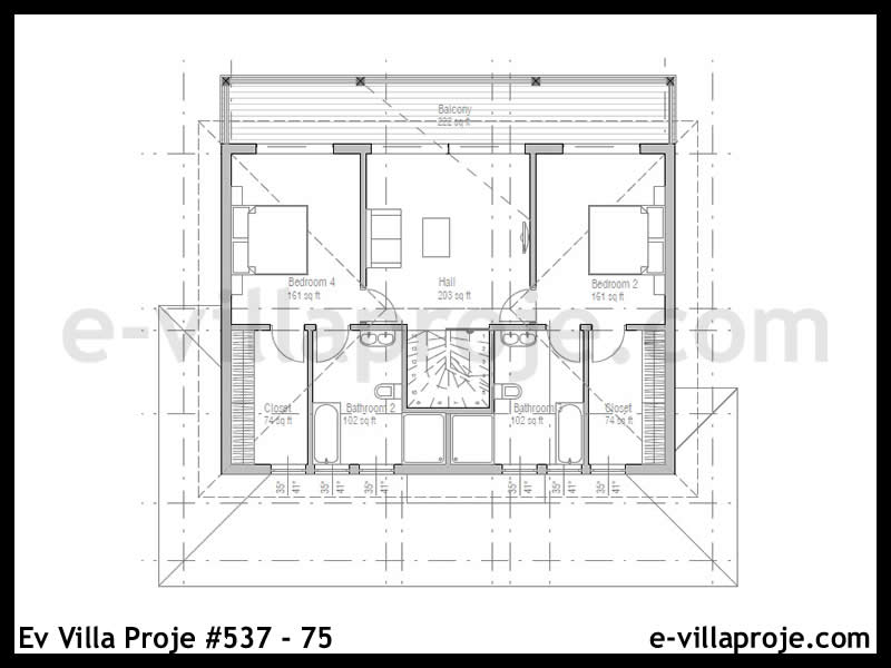 Ev Villa Proje #537 - 75