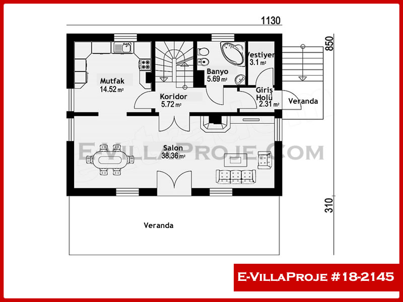 Ev Villa Proje #18 - 2145