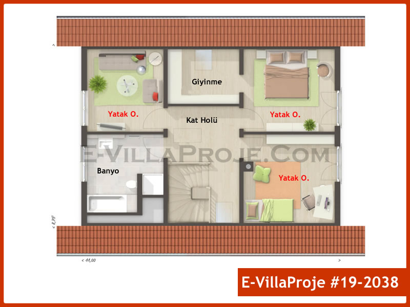 Ev Villa Proje #19 - 2038