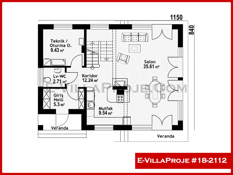 Ev Villa Proje #18 - 2112
