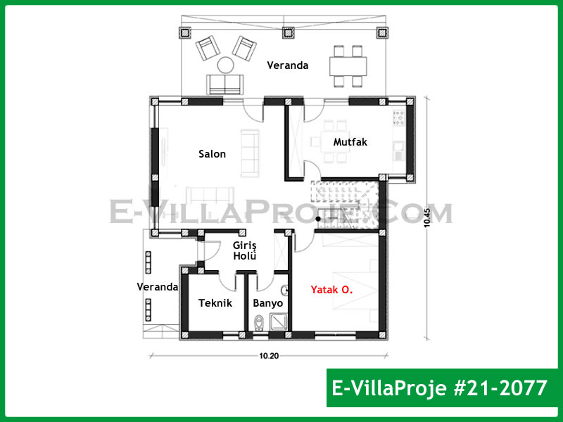 Ev Villa Proje #21 - 2077