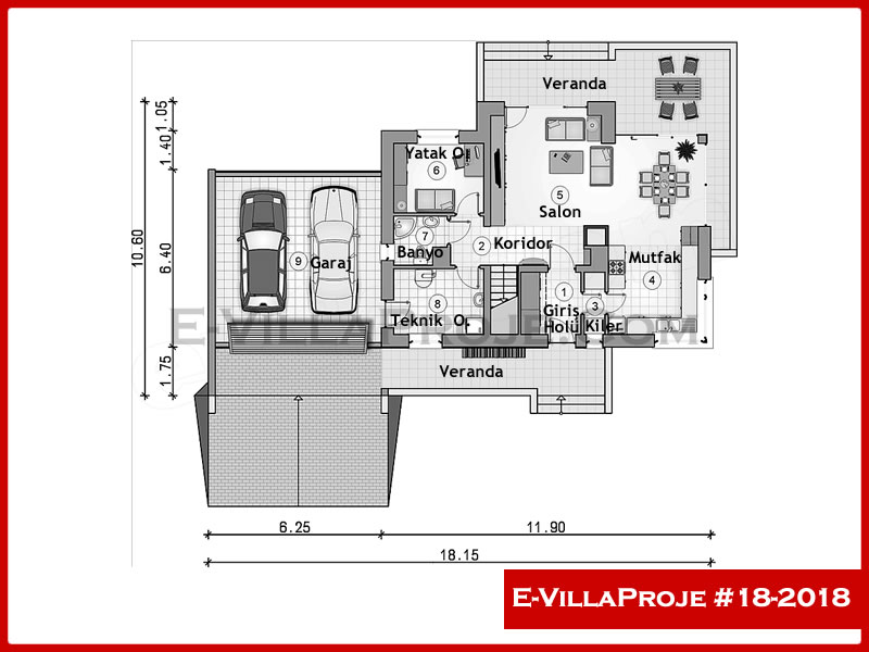 Ev Villa Proje #18 - 2018