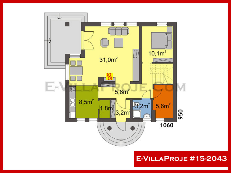 Ev Villa Proje #15 - 2043
