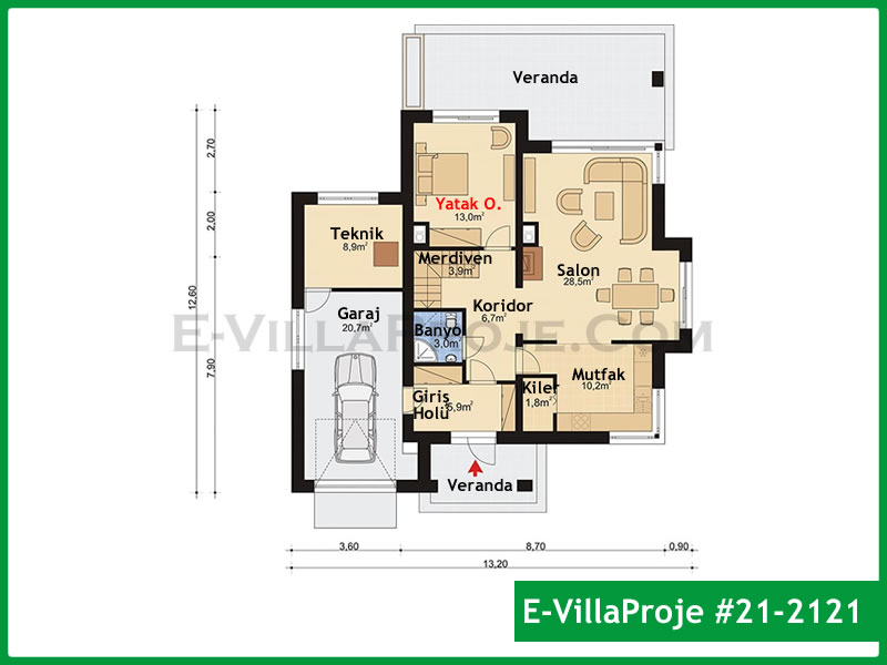 Ev Villa Proje #21 - 2121
