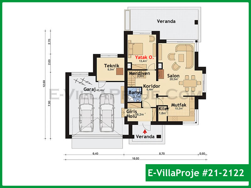 Ev Villa Proje #21 - 2122