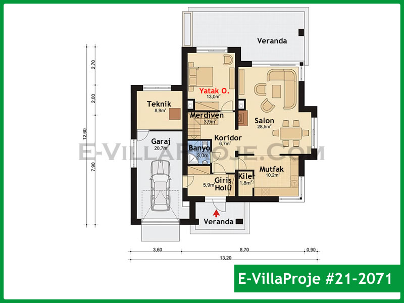 Ev Villa Proje #21 - 2071