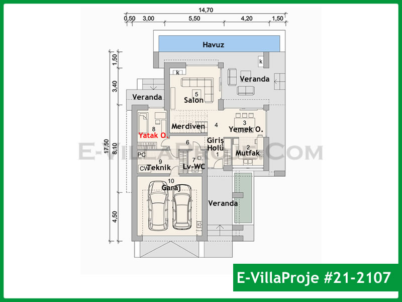 Ev Villa Proje #21 - 2107