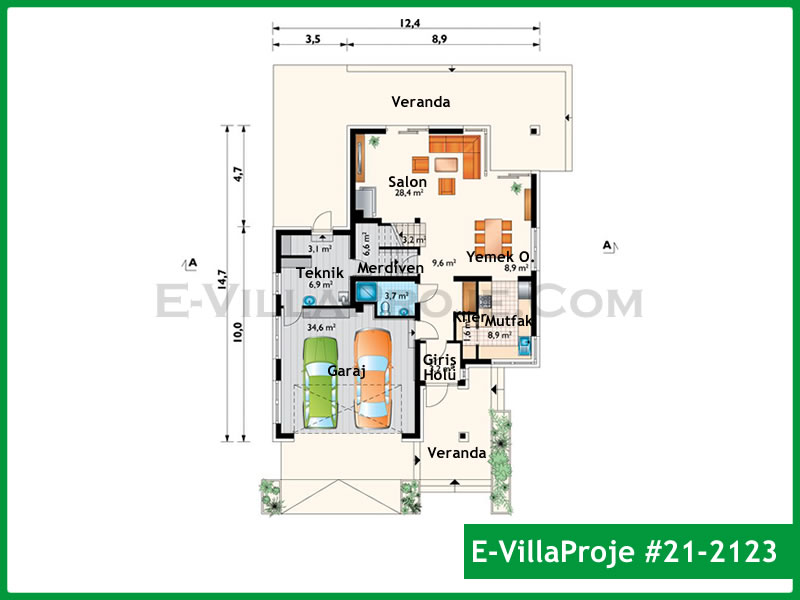 Ev Villa Proje #21 - 2123