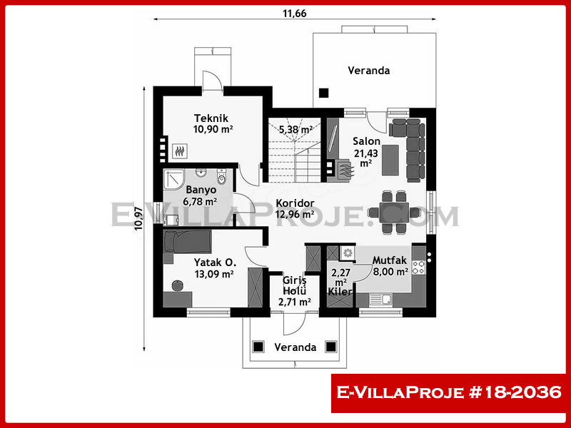 Ev Villa Proje #18 - 2036