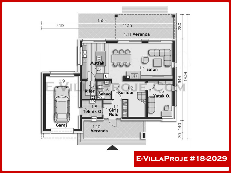 Ev Villa Proje #18 - 2029